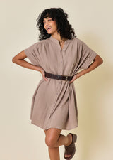 HELIETTE COTTON GAUZE DRESS
