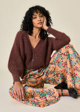 Cardigan Manche Bouffante Saffy