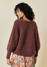 Cardigan Manche Bouffante Saffy