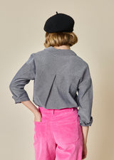 CORINNA LONG-SLEEVE CHAMBRAY SHIRT