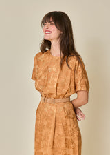 ROBE COURTE EFFET SATINÉ VELI