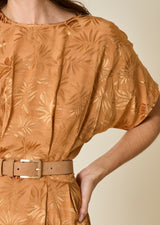 ROBE COURTE EFFET SATINÉ VELI