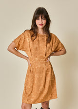 ROBE COURTE EFFET SATINÉ VELI