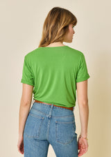 V-NECK T-SHIRT WITH BEDDY BOW