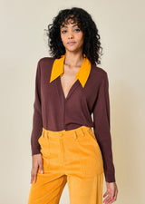 Cardigan With Lapel Collar Helie
