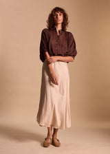 CHEMISE AMPLE GAZ DE COTON EVA