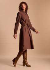 ROBE CHEMISE NOUEE COTON GAETAN