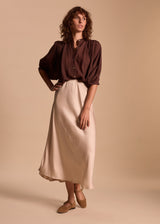 JUPE LONGUE ÉVASÉE YANN