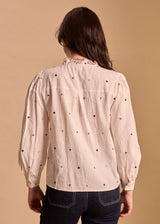CHEMISE BRODERIE COEURS BOHEME LORELEI