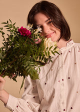 CHEMISE BRODERIE COEURS BOHEME LORELEI