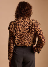 CHEMISIER LEOPARD NOUE AELA