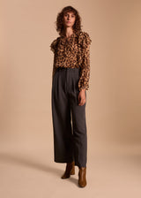 CHEMISIER LEOPARD NOUE AELA