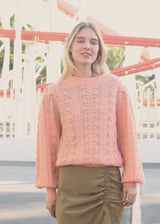 TEISSA OPENWORK SWEATER