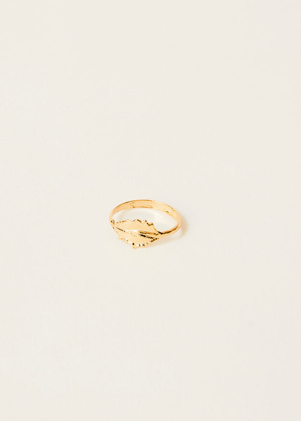 Bague Feuille gold | MARIE SIXTINE