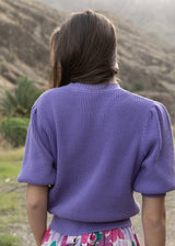 PULL MANCHES BALLONS HUGUES MYOSOTIS | MARIE SIXTINE