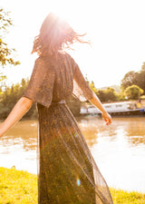 Robe Cache Coeur Patience persia | MARIE SIXTINE