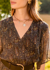 Robe Cache Coeur Patience persia | MARIE SIXTINE