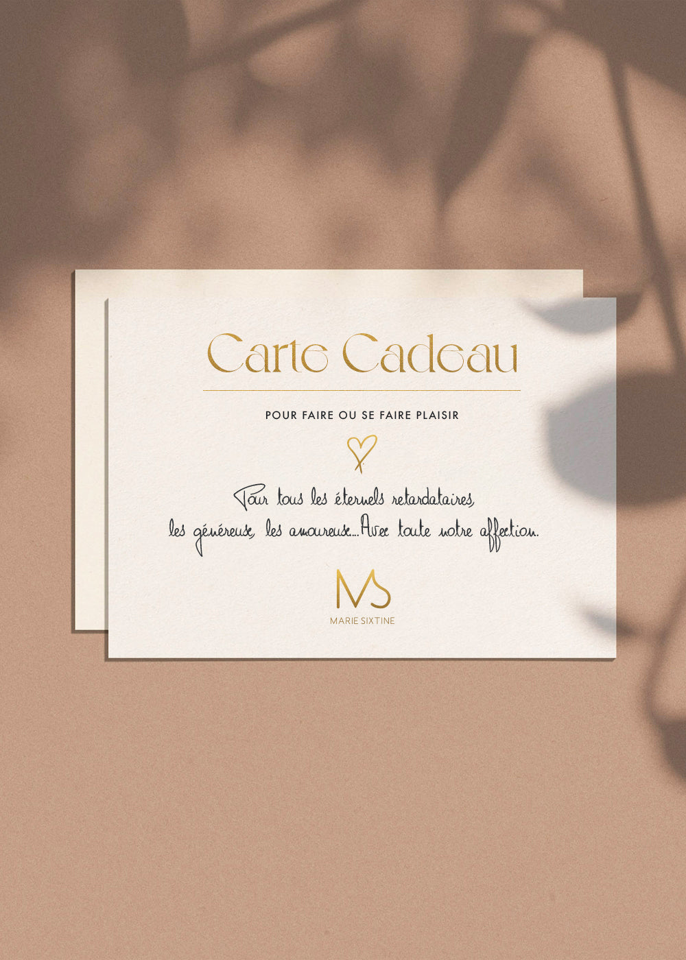 E-gift card  MARIE SIXTINE – Marie Sixtine
