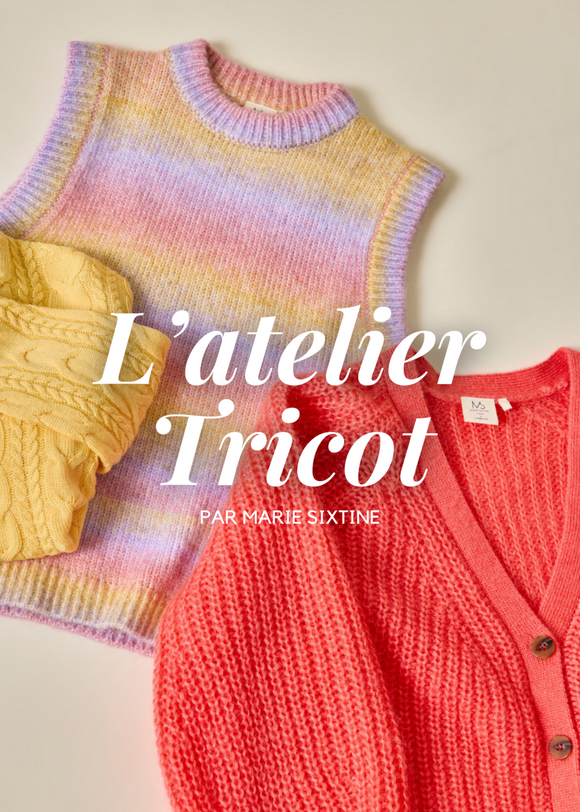 Atelier tricot Encart cliquable