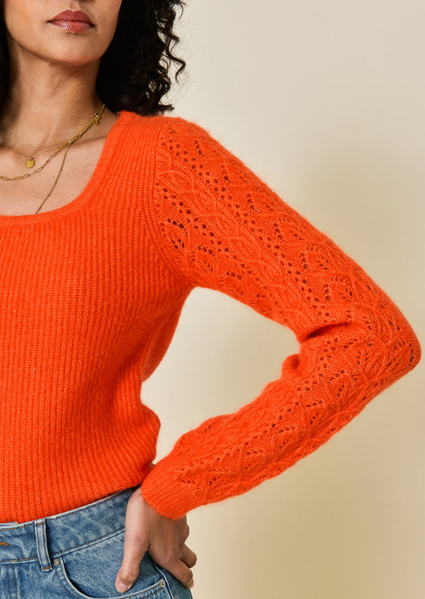 James square-neck sweater