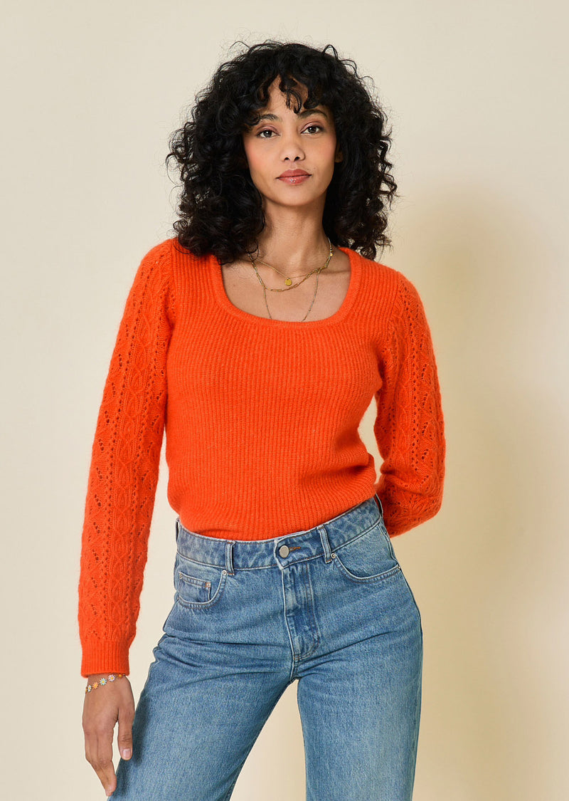 James square-neck sweater