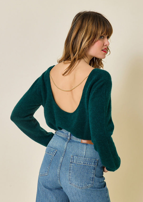 Gaetano Backless Sweater