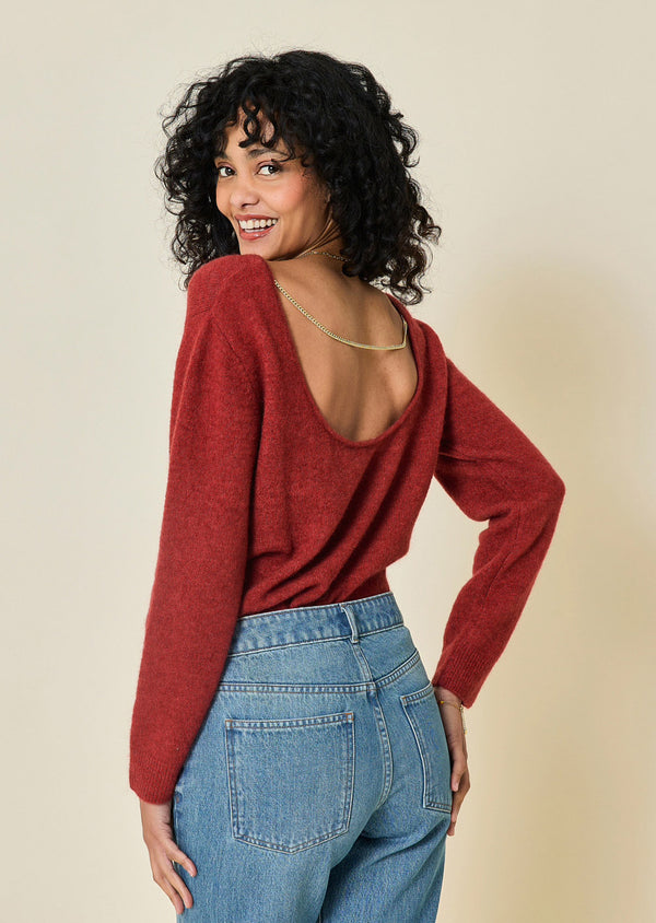 Gaetano Backless Sweater