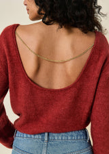 Gaetano Backless Sweater