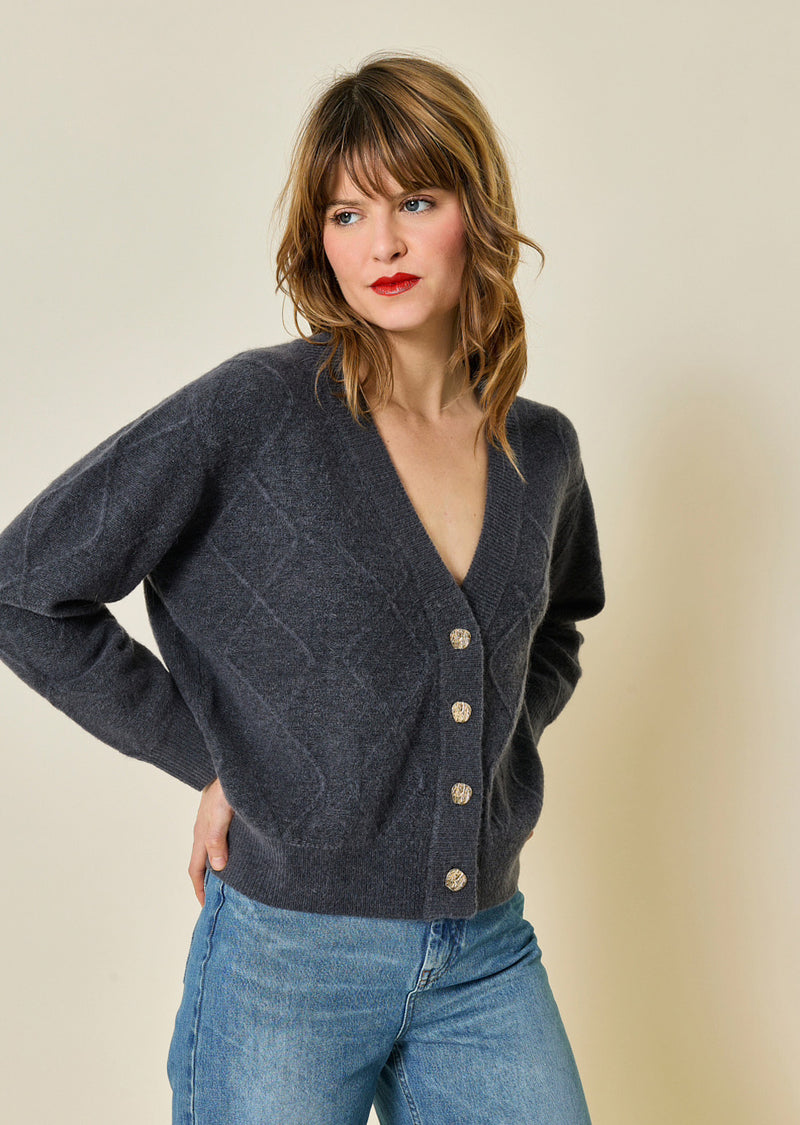 Rozenn V-Neck Cardigan