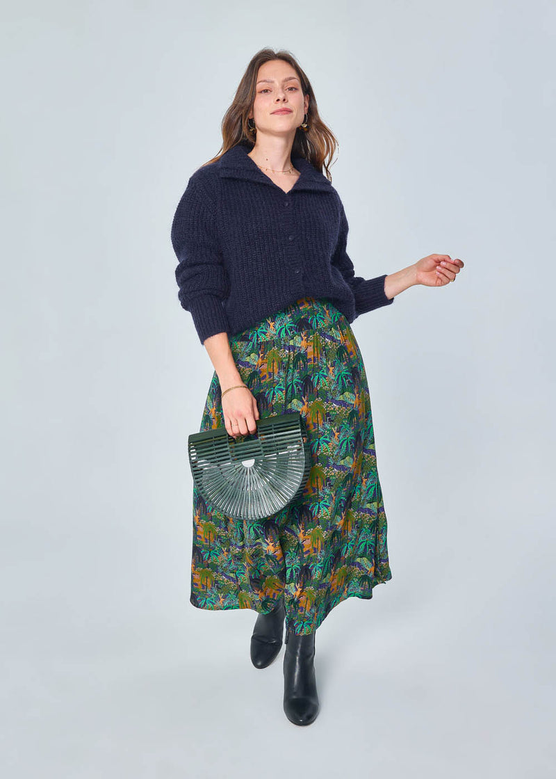 LONG DAUPHINE SKIRT