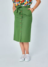 ADELAIDE COTTON MIDI SKIRT