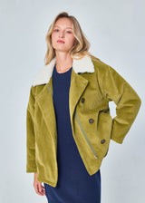 VESTE EN VELOURS COTELE THERESE