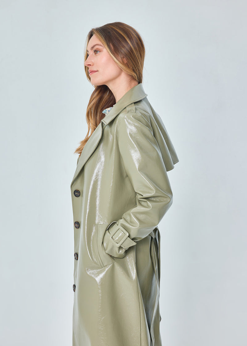 REMIETTE VINYL TRENCH