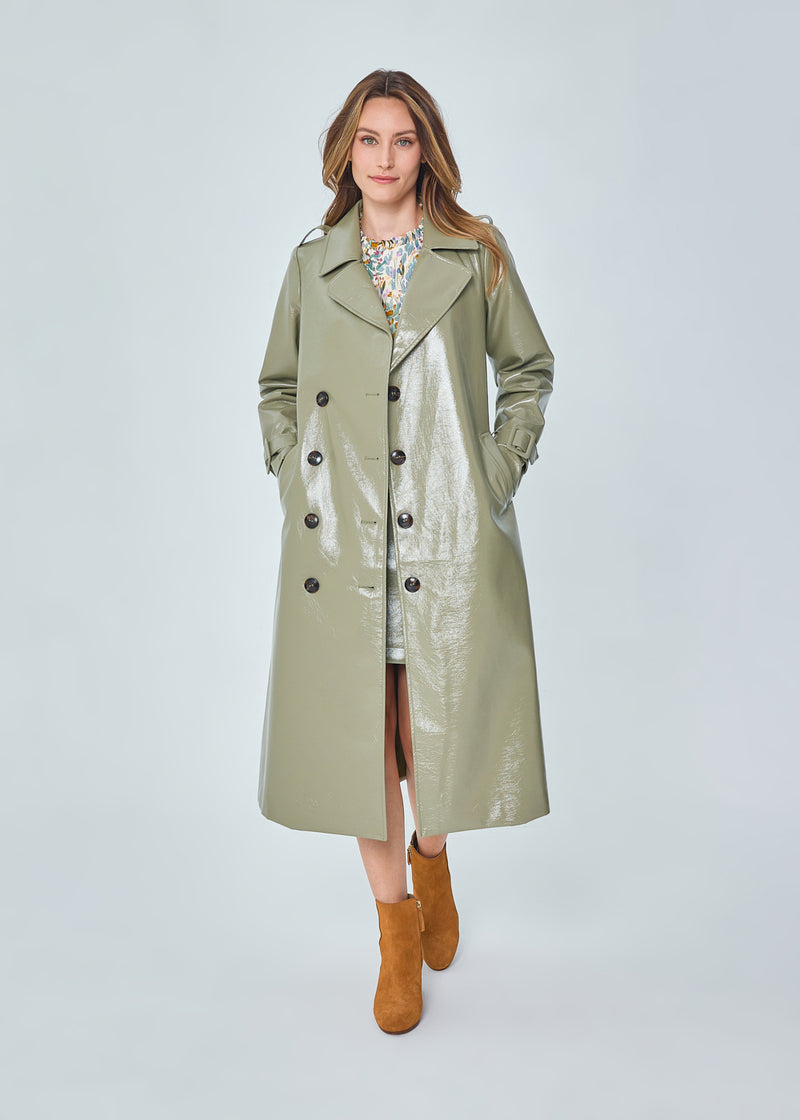 REMIETTE VINYL TRENCH