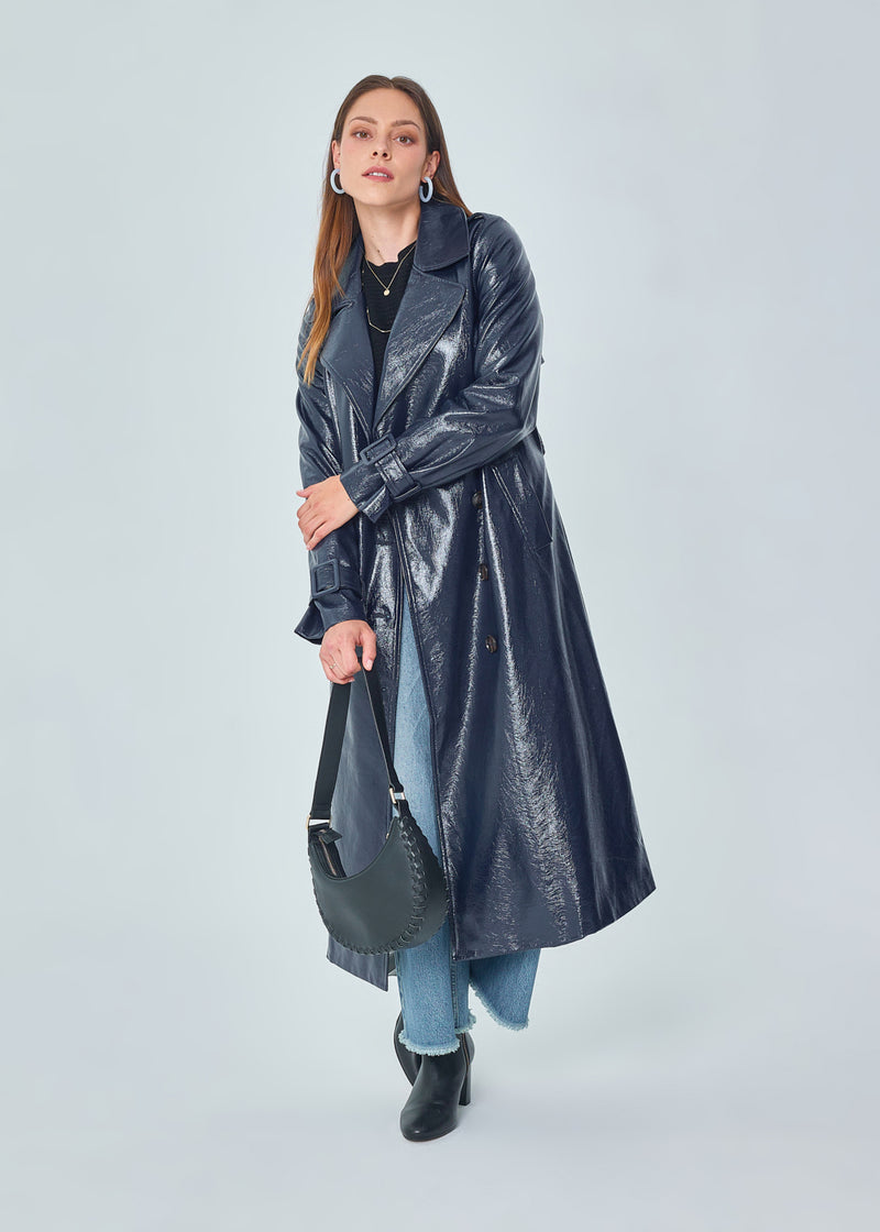 REMIETTE VINYL TRENCH