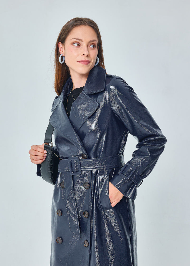 REMIETTE VINYL TRENCH