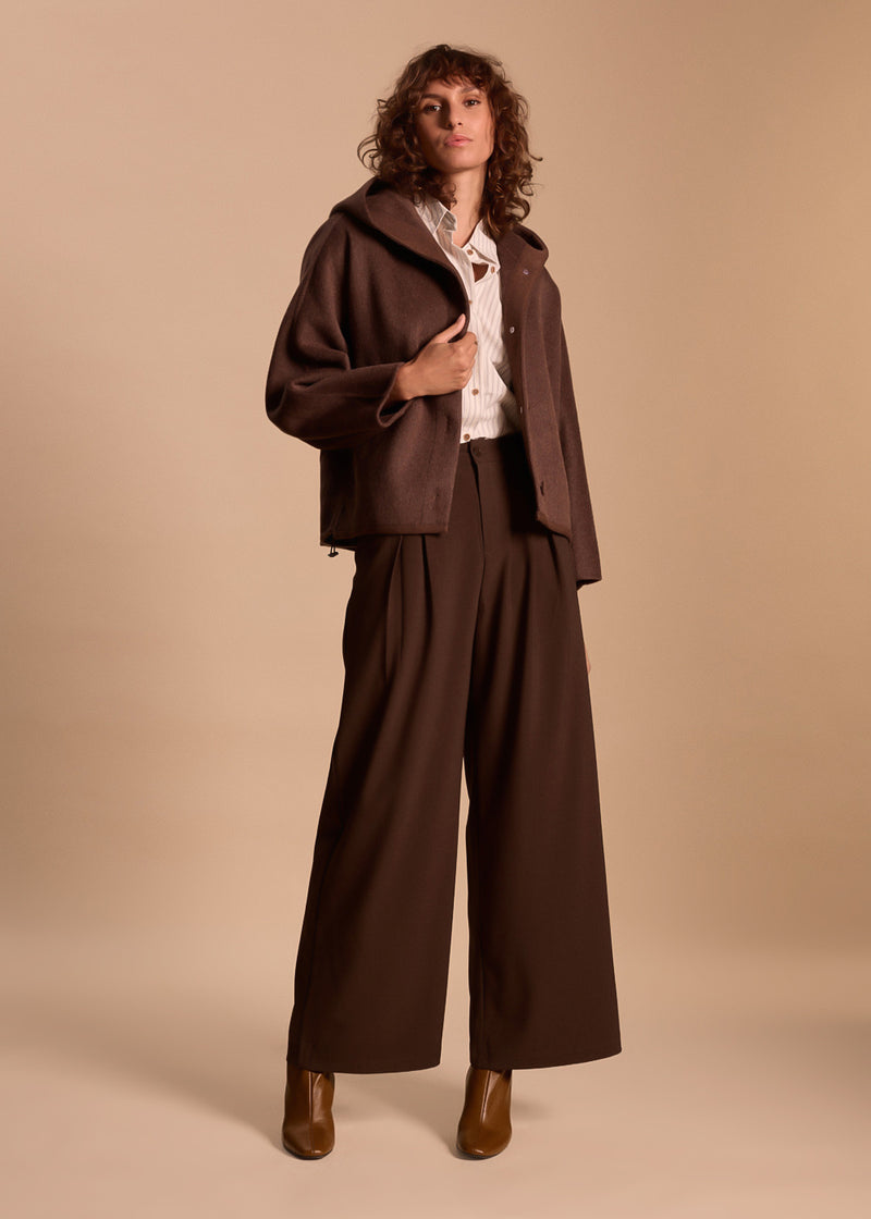 PANTALON A PINCES AMPLE MAHE