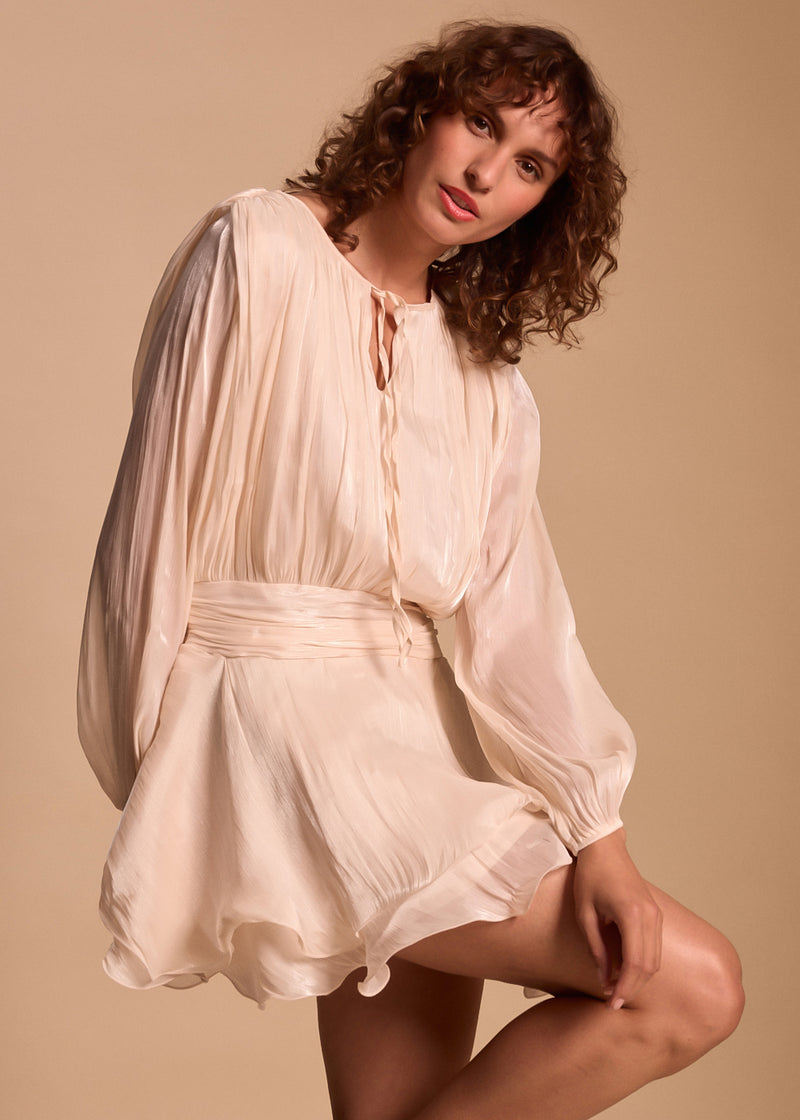 ROBE COURTE BRODEE BOHEME ZELINE