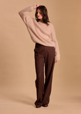 PULL MOHAIR COL ROND GALATEE