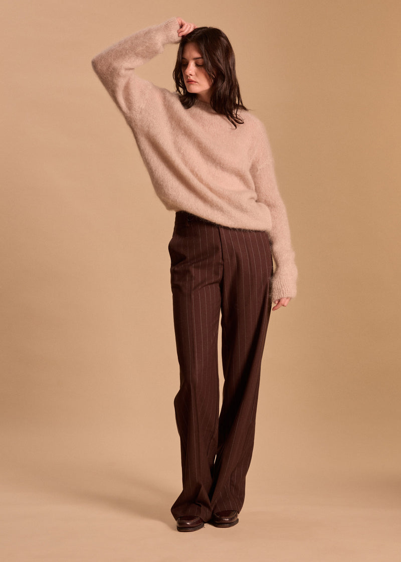 PULL MOHAIR COL ROND GALATEE