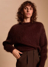 PULL MOHAIR COL ROND GALATEE