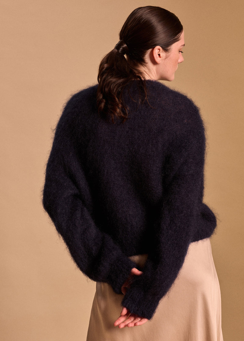 PULL MOHAIR COL ROND GALATÉE