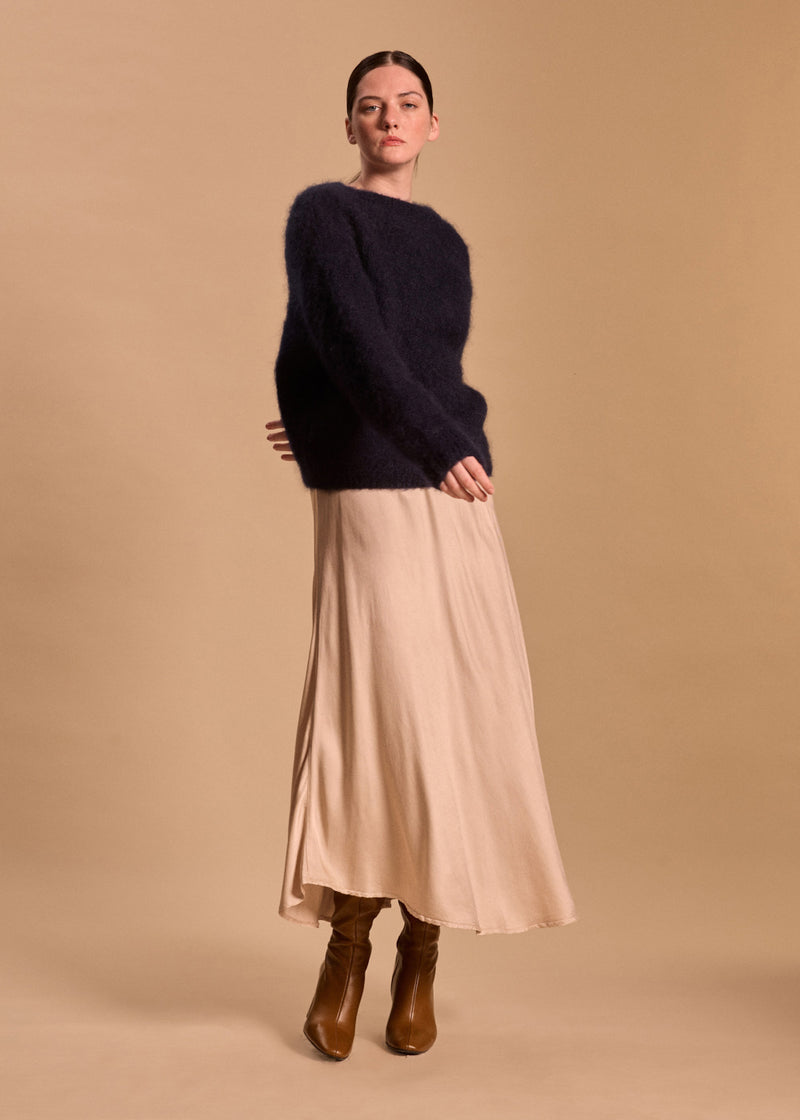 PULL MOHAIR COL ROND GALATÉE