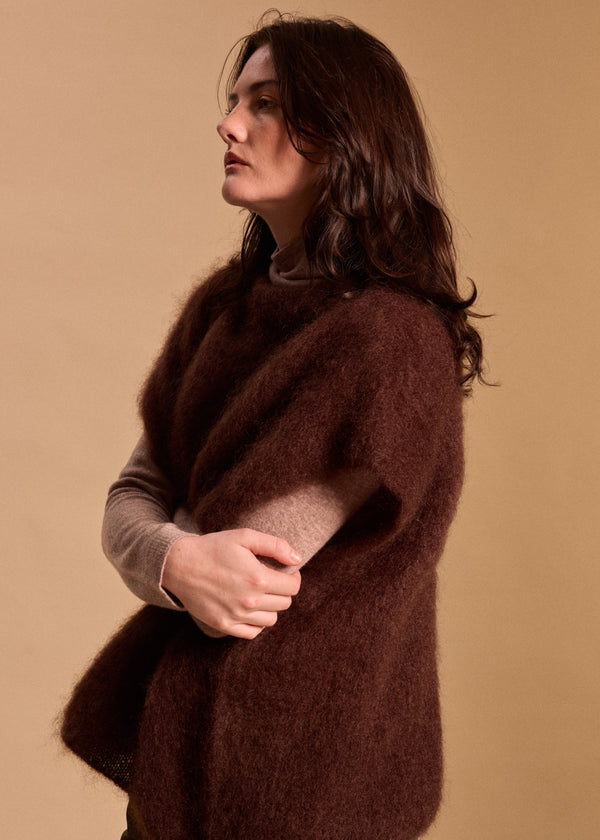 MAILLE SANS MANCHES OVERSIZE HESTIA