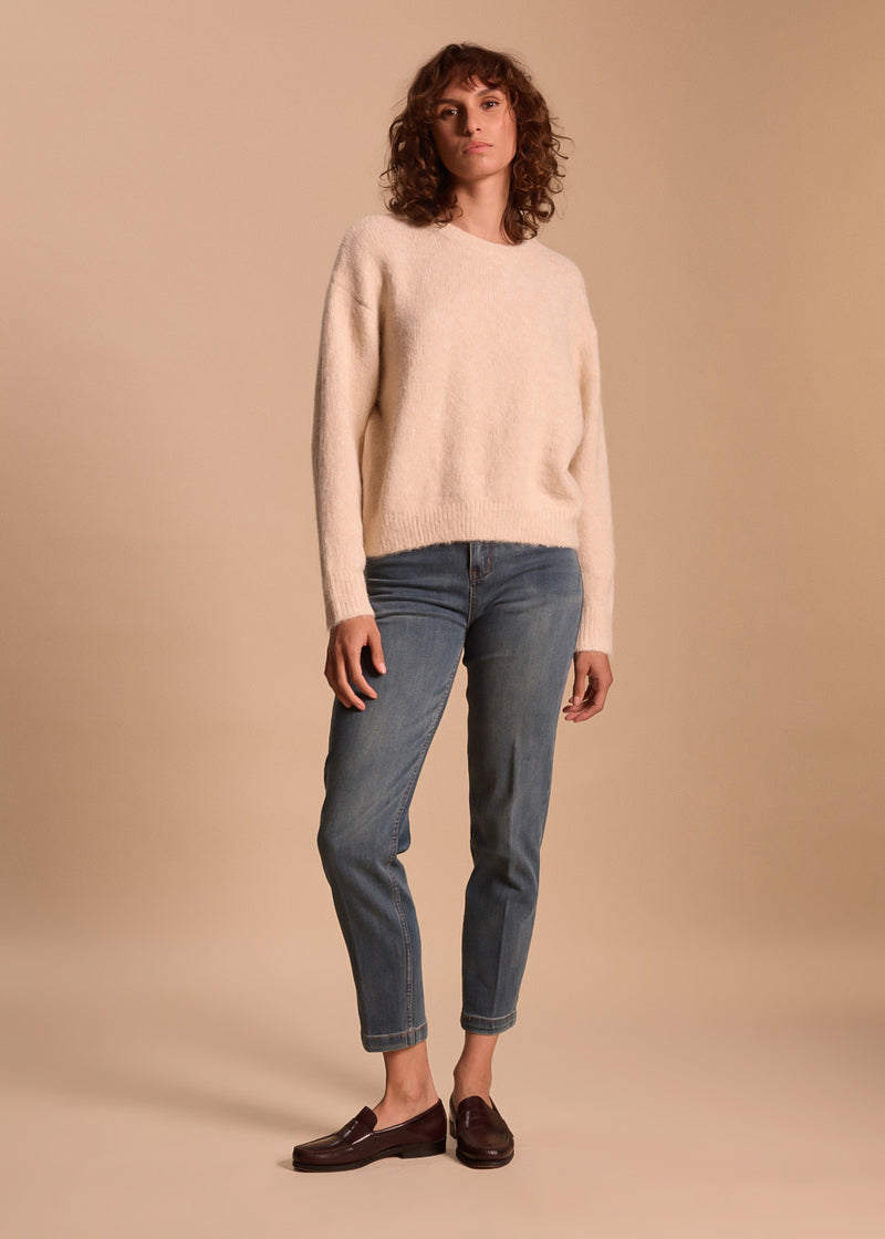 PULL MOHAIR COL ROND LYRA