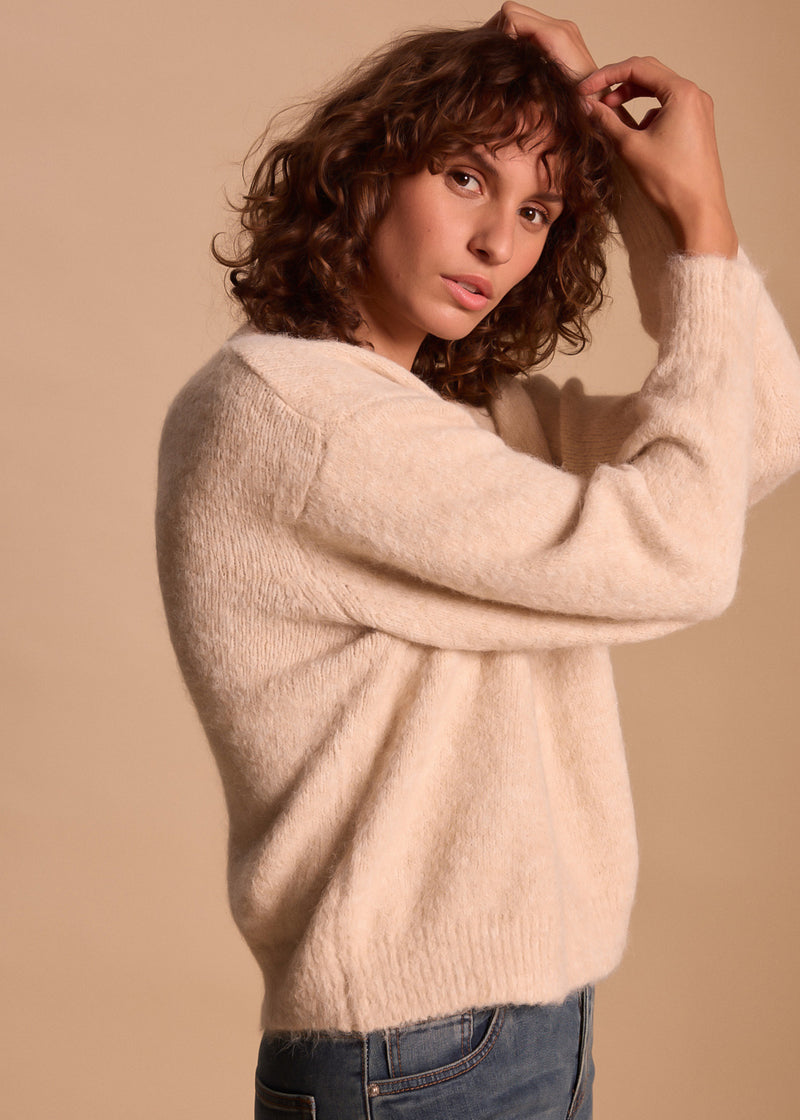 PULL MOHAIR COL ROND LYRA