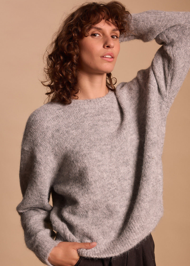 PULL MOHAIR COL ROND LYRA