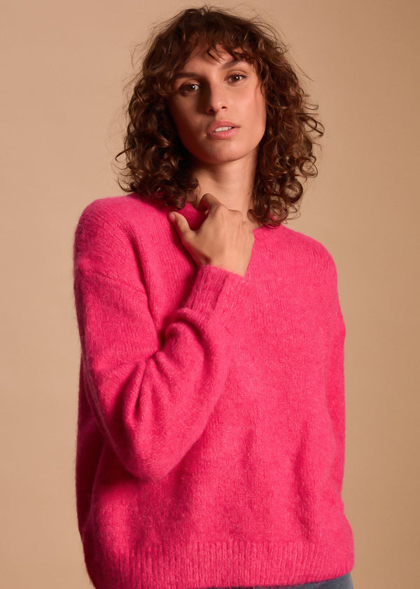 MAILLE MOHAIR COL ROND LYRA