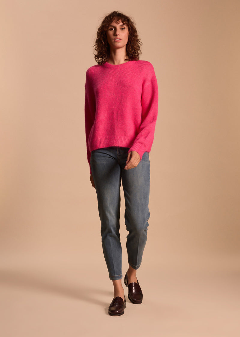 PULL MOHAIR COL ROND LYRA