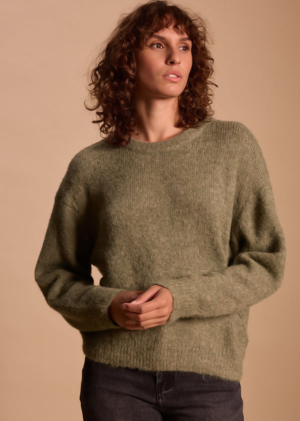 MAILLE MOHAIR COL ROND LYRA